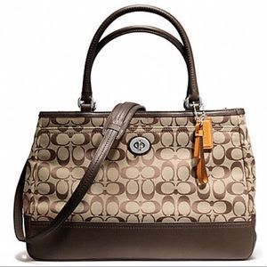 Coach Park Signature Large Carryall